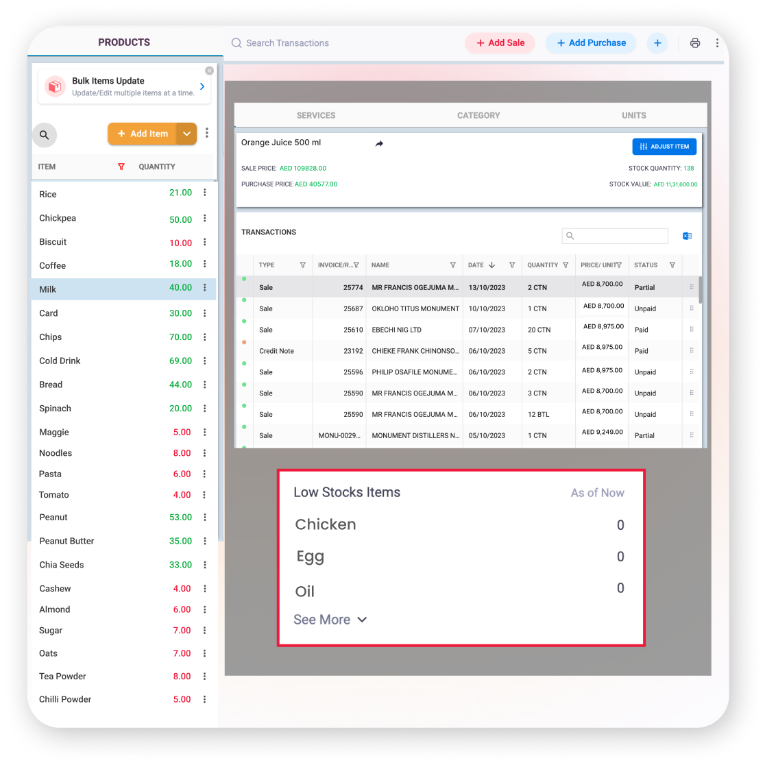 smart inventory POS billing software UAE