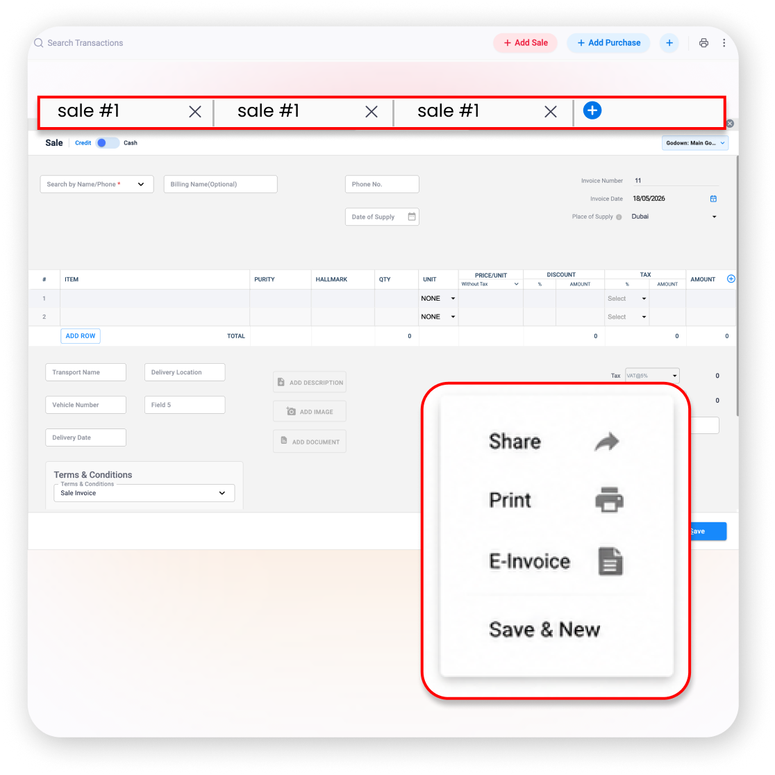 bulk e-invoicing software UAE