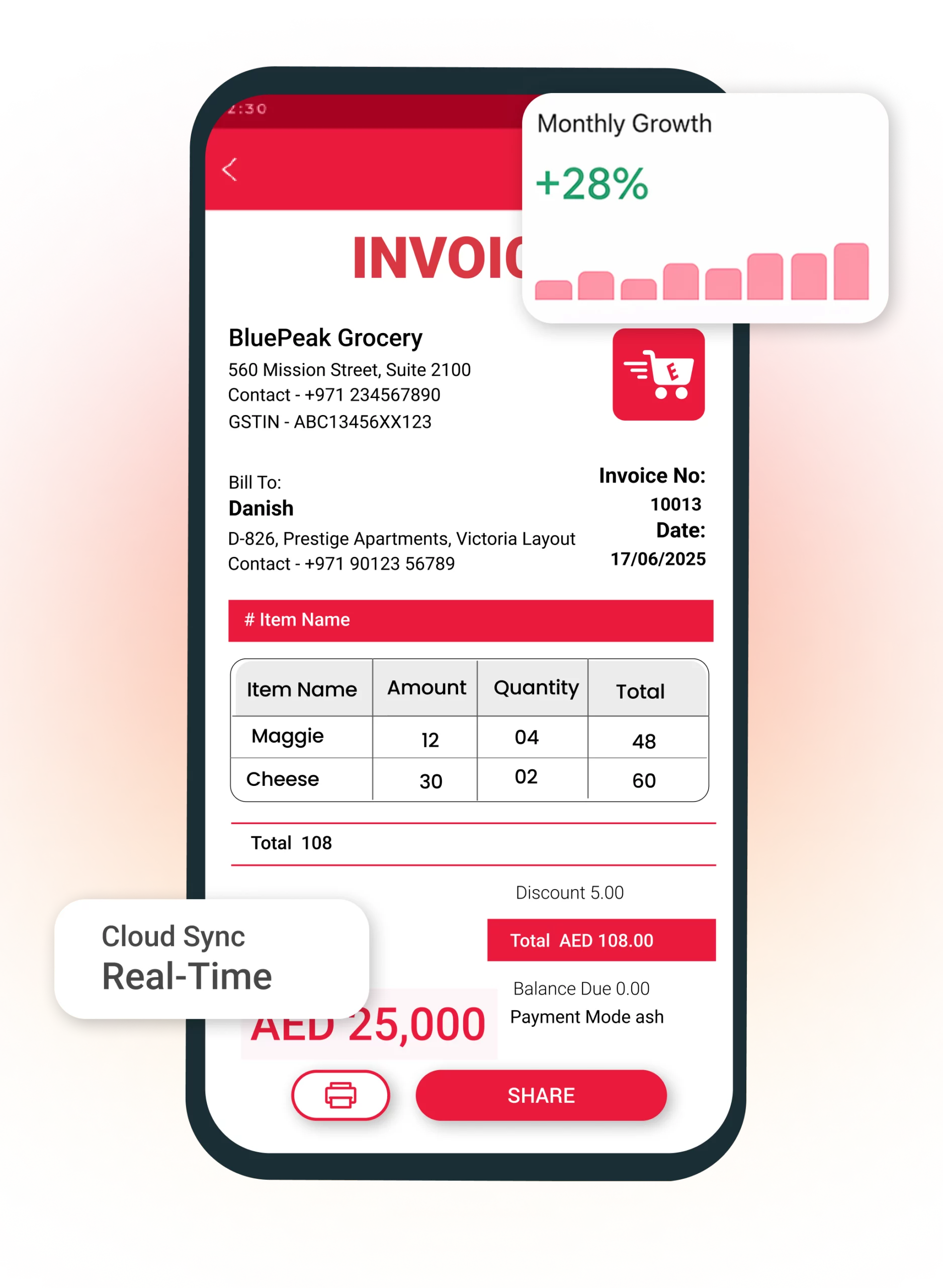 e-commerce inventory app mobile UAE