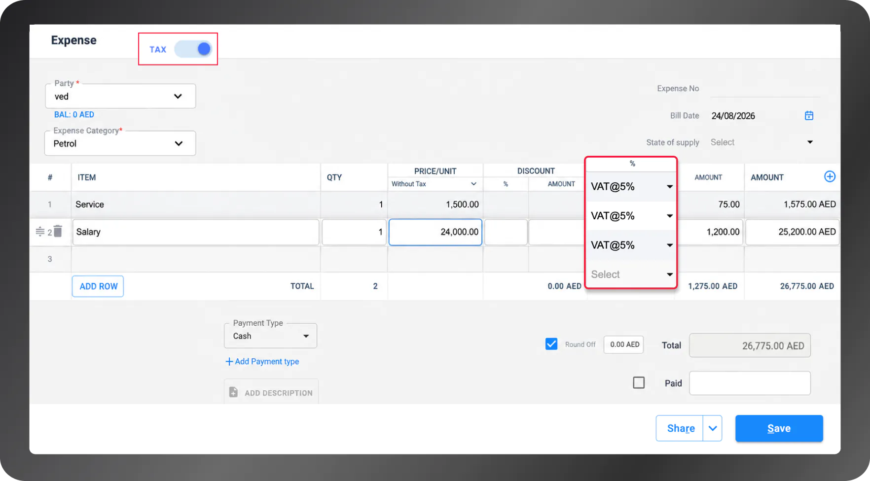 real time expense tracking software