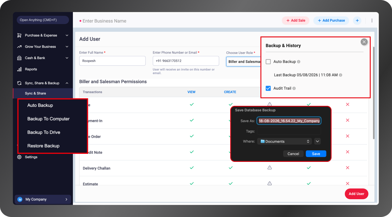 automatic cloud backup accounting software