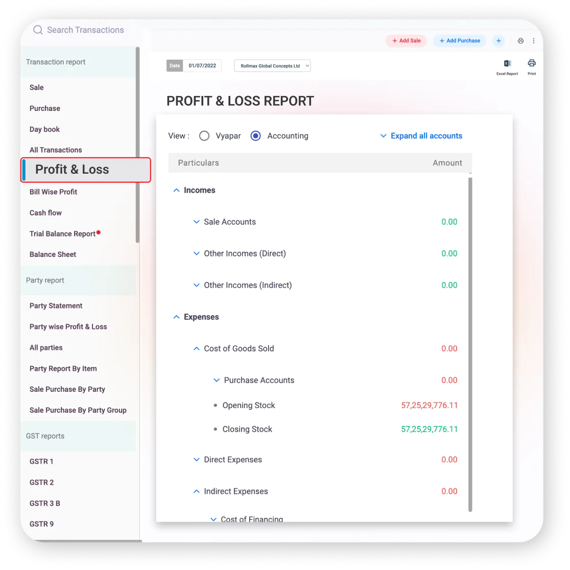 income and revenue tracking software UAE