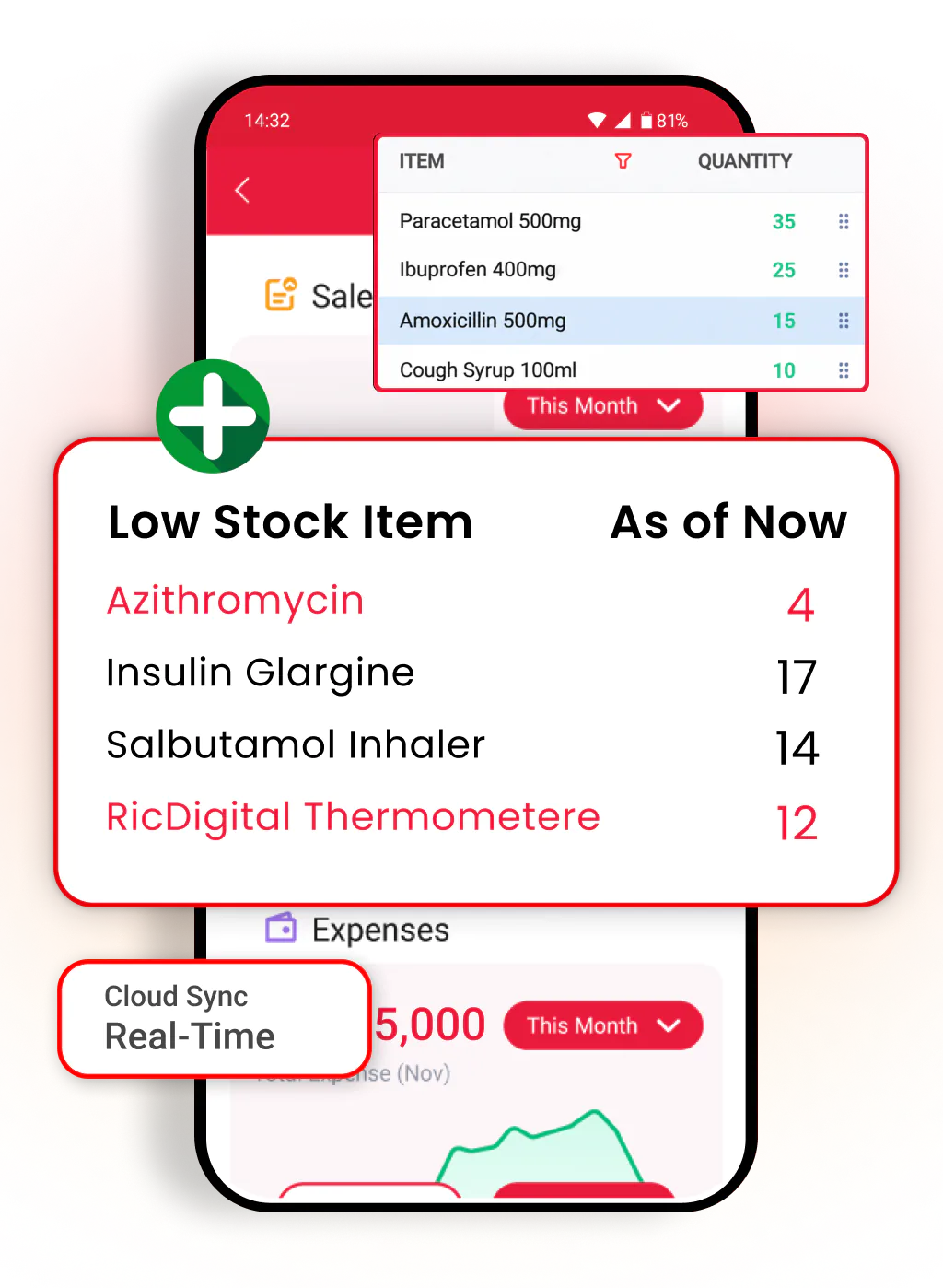 pharmacy billing app on mobile UAE